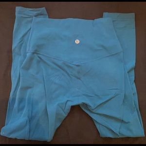 Blue lululemon align leggings